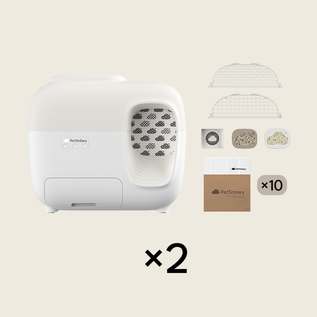 Litter Box Premium Set × 2