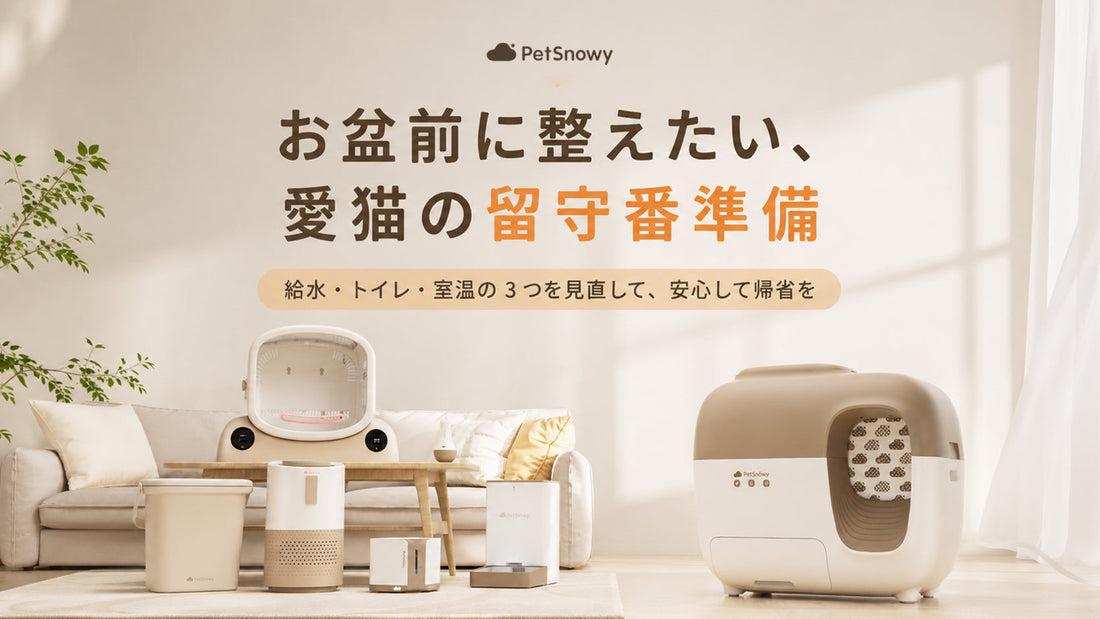 夏休み・お盆の帰省、愛猫のお留守番はどう準備する？