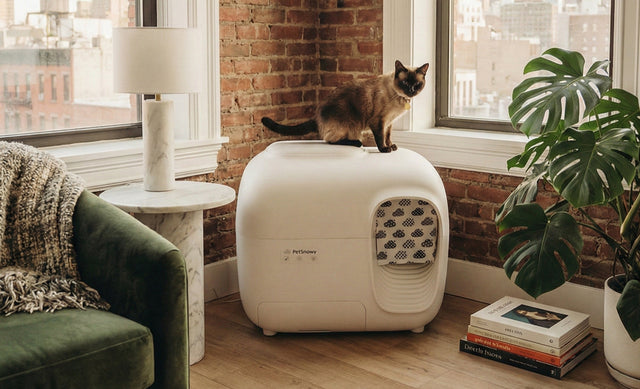 odor control automatic litter box