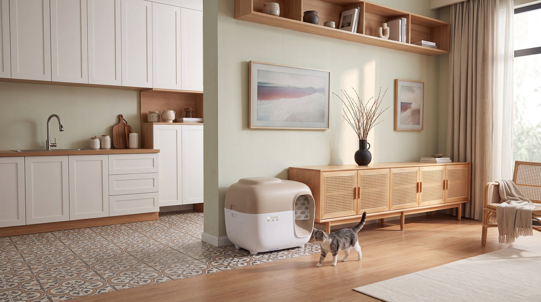 petsnowy-smart-cat-litter-box-living-room