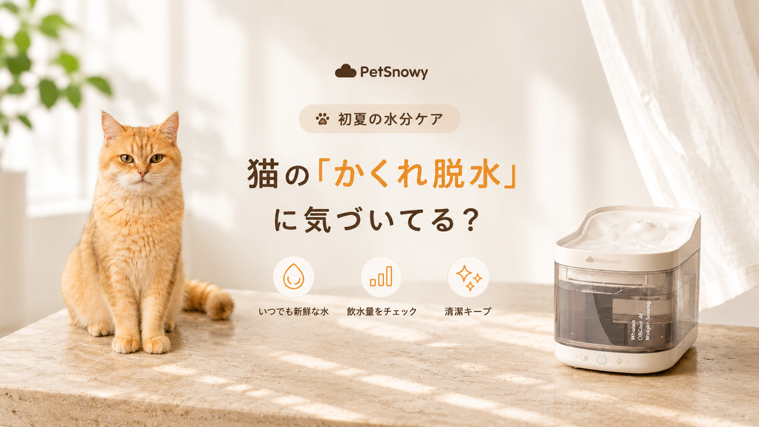 【猫は1日どれくらい水を飲む？】初夏の“かくれ脱水”に注意したい飲水ケア