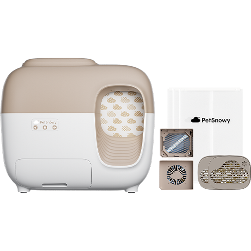 PetSnowy | Automatic Self-Cleaning Litter Box| Self-Packing, All ...