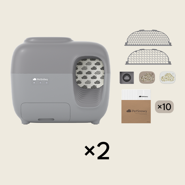 Litter Box Premium Set × 2